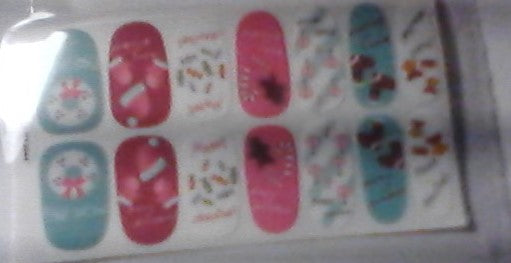 Fingernail Polish Stickers - Holiday (2.99/ea)