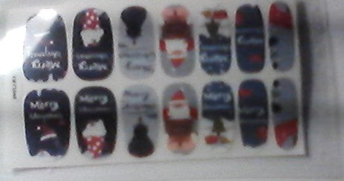 Fingernail Polish Stickers - Holiday (2.99/ea)